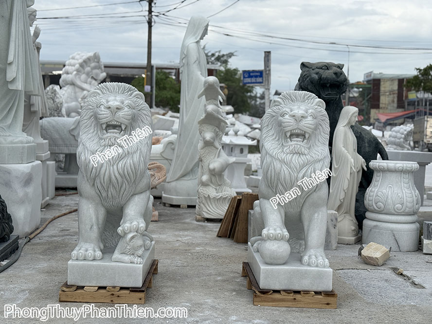 Sư tử đá phong thủy
