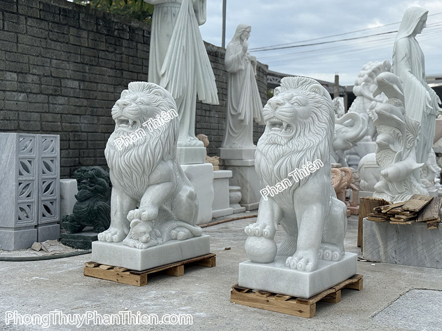 Sư tử đá phong thủy